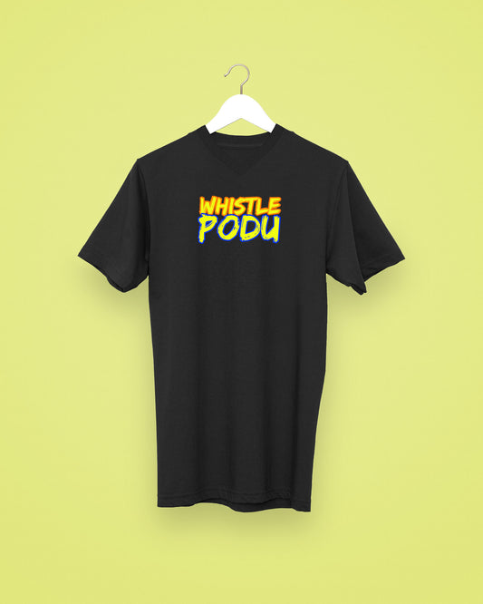 CSK Whistle Podu Fan Tshirt