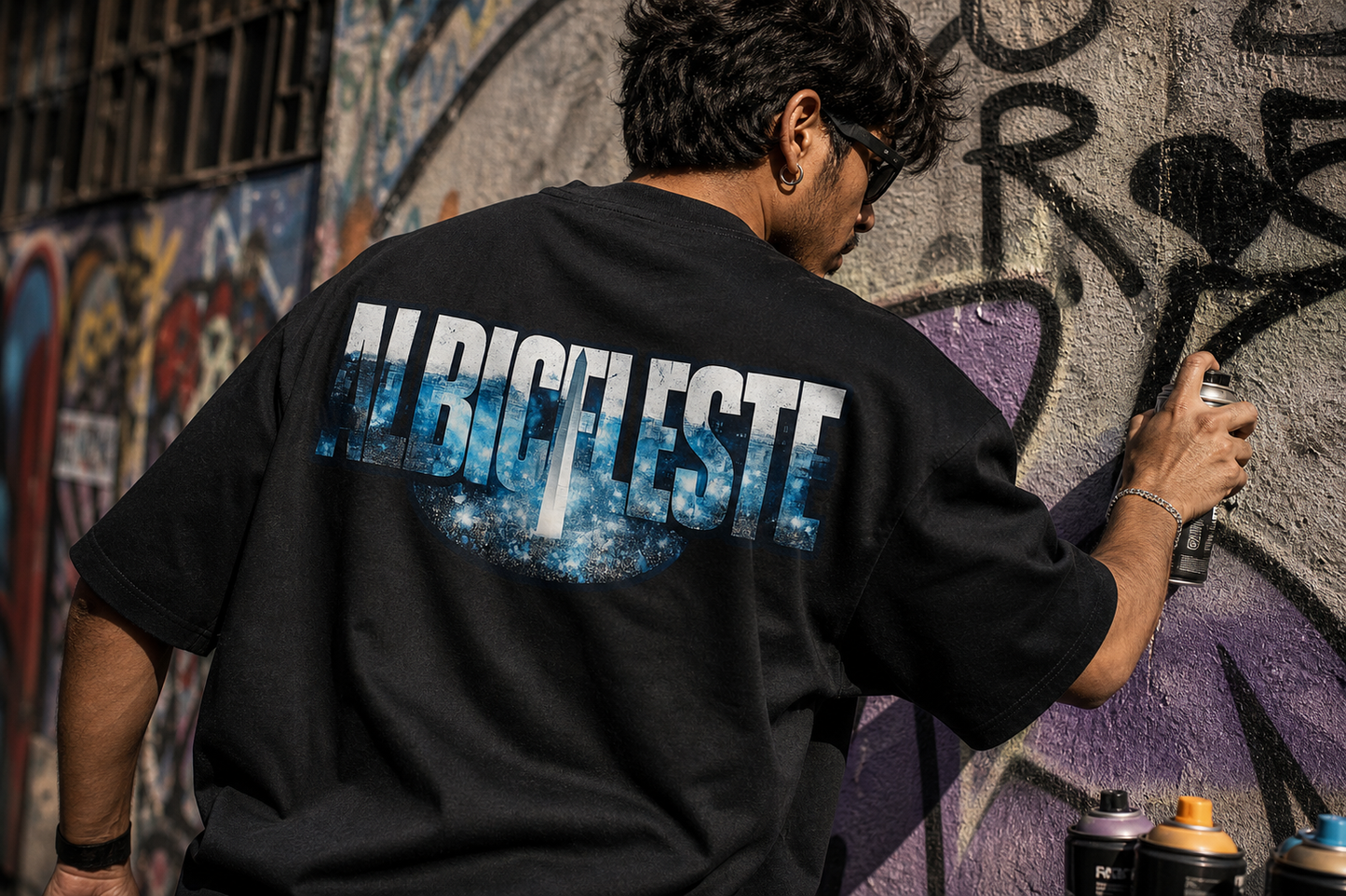 Albiceleste Obelisco Cosmic Oversized Tee