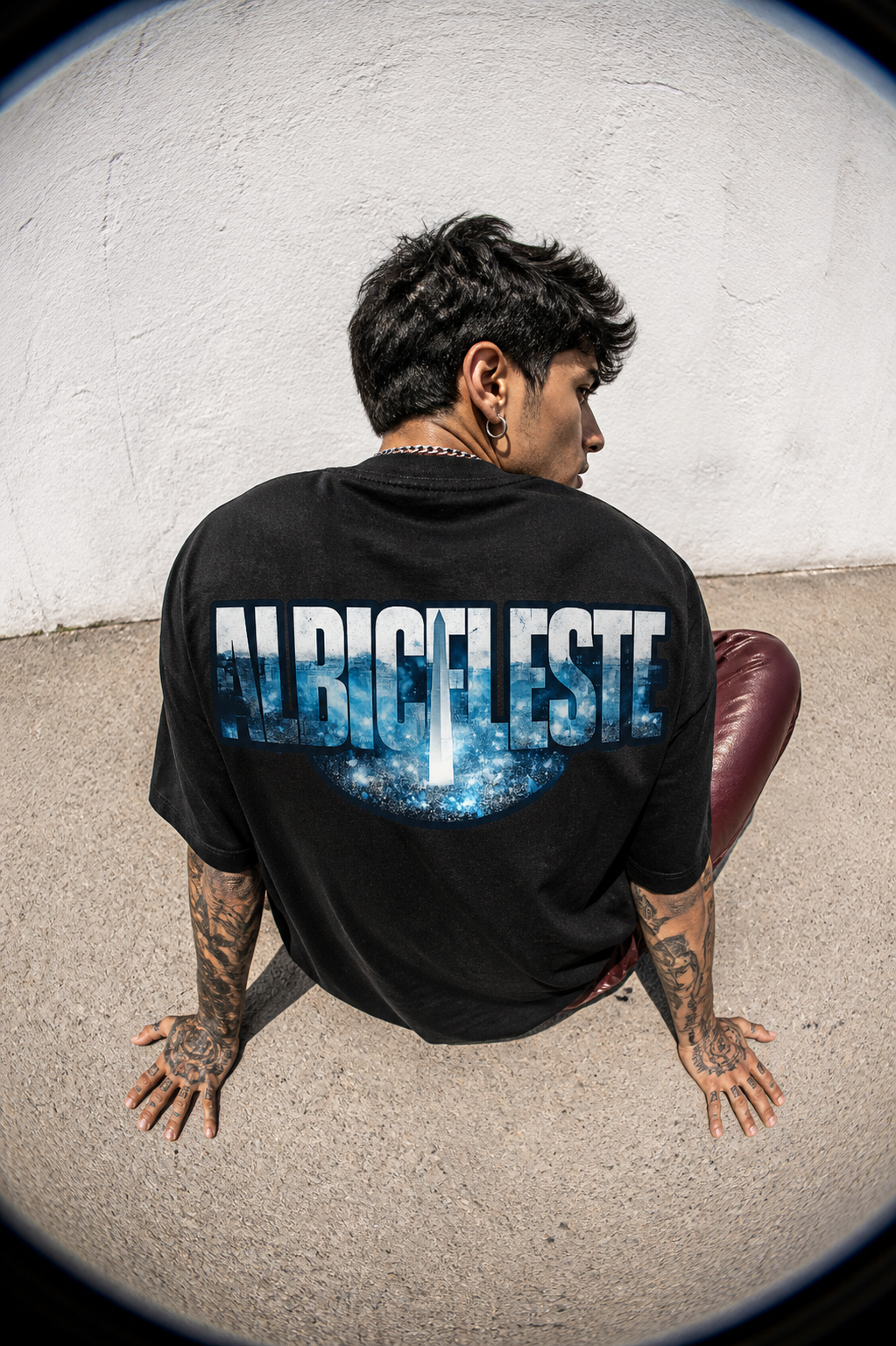 Albiceleste Obelisco Cosmic Oversized Tee