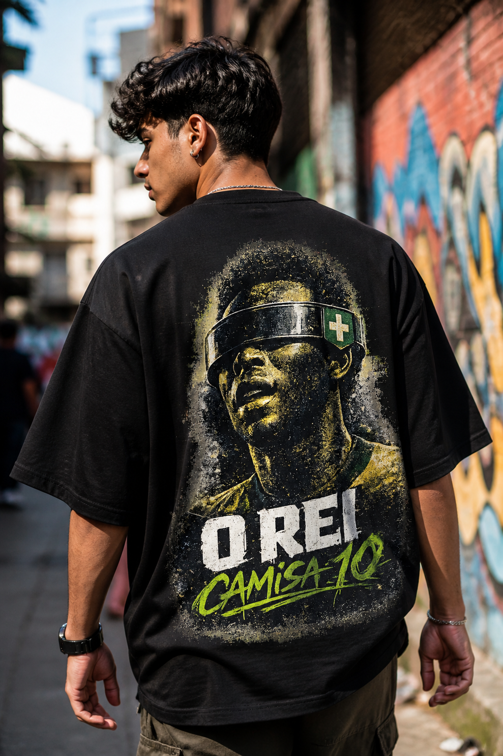 Pelé "O Rei" Oversized Tee