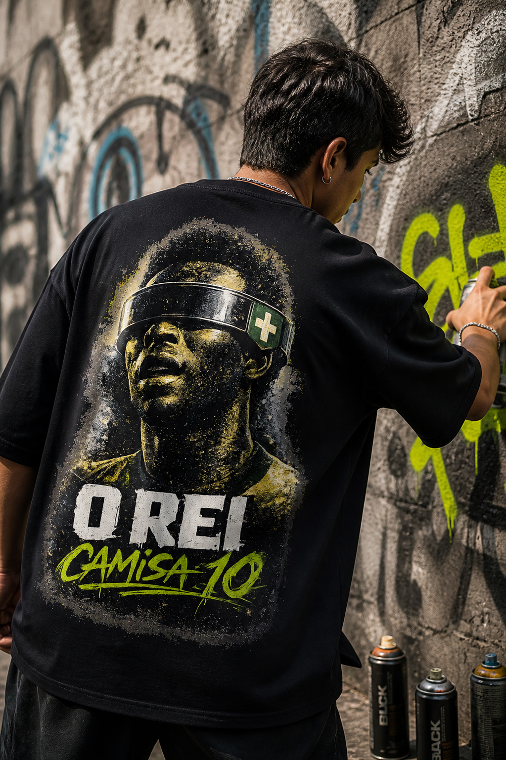 Pelé "O Rei" Oversized Tee